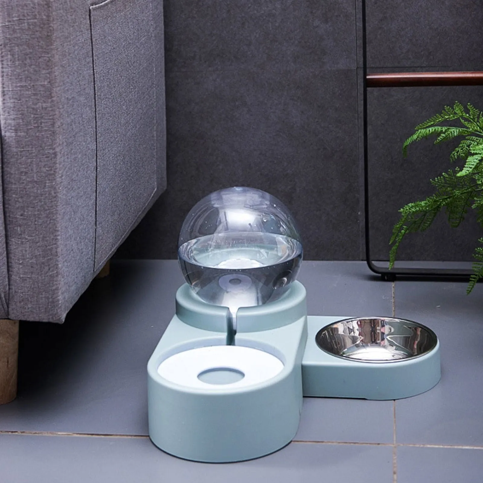 Automatic Pet Feeder Water Dispenser Bubble Pet Bowls for Water Drinking Fountain Feeding