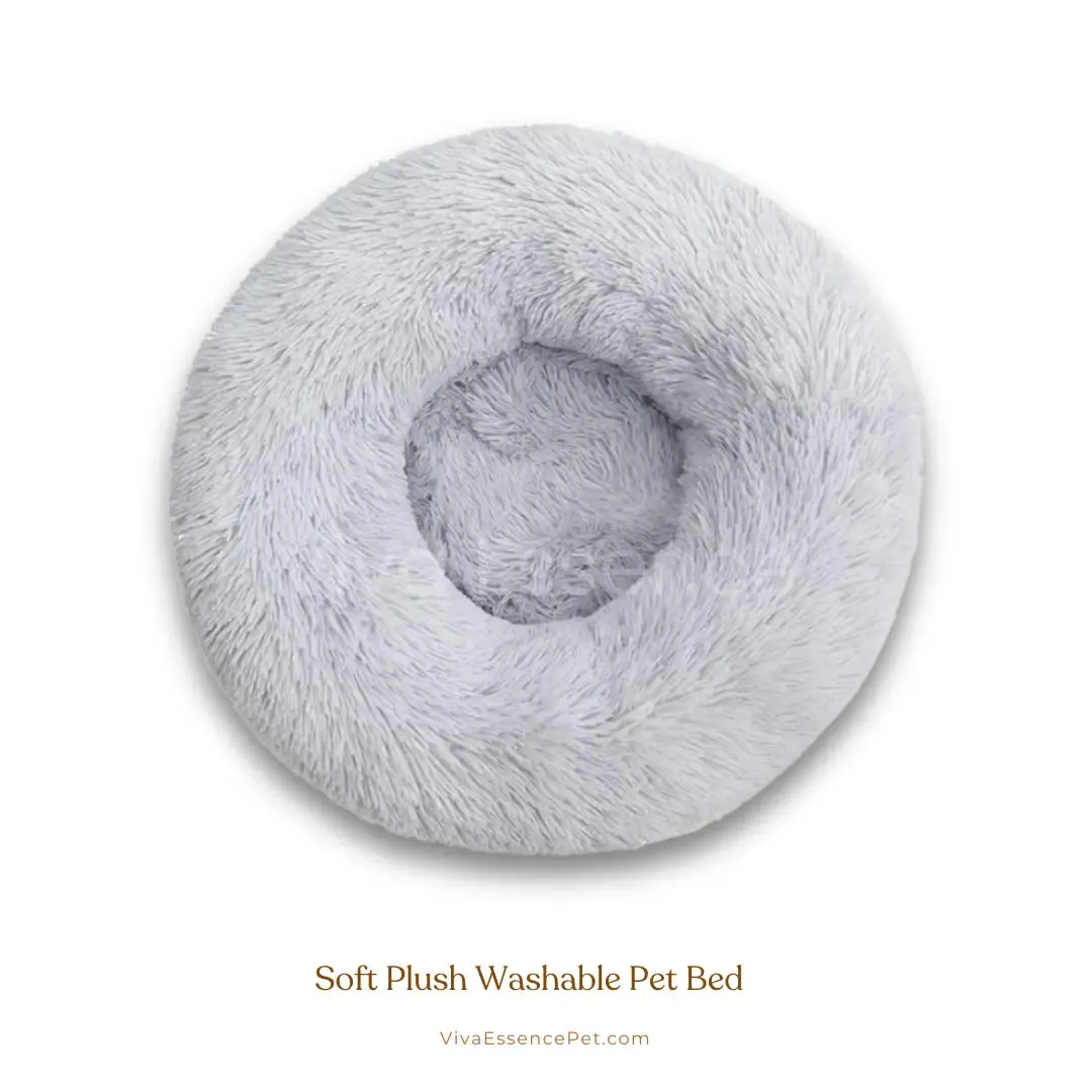 Luxury Washable Pet Bed - Soft Plush Stylish Pet Bedding